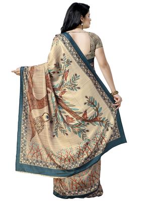 madhubani printed saree with blouse - 16832891 - Standard Image - 2