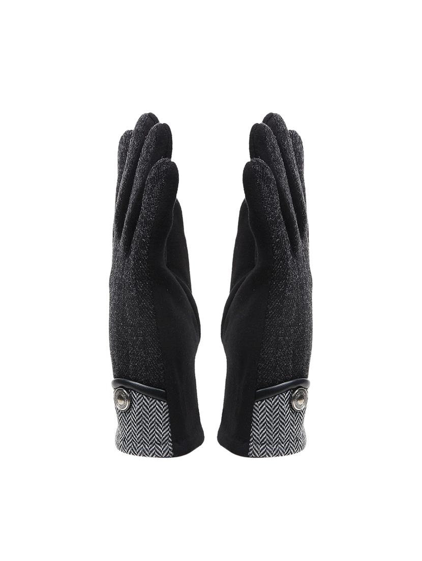 black fleece gloves - 16833031 - Zoom Image - 3