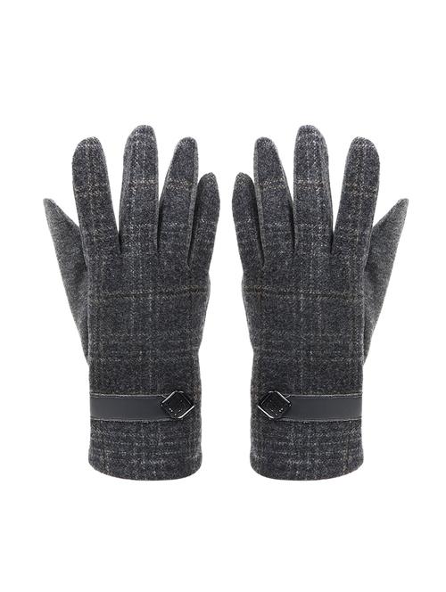 grey fleece gloves - 16833035 - Standard Image - 1