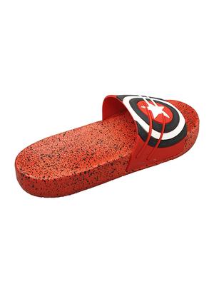 red rubber slip on flip flops - 16833072 - Standard Image - 4