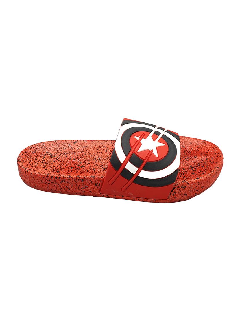 red rubber slip on flip flops - 16833072 - Zoom Image - 3