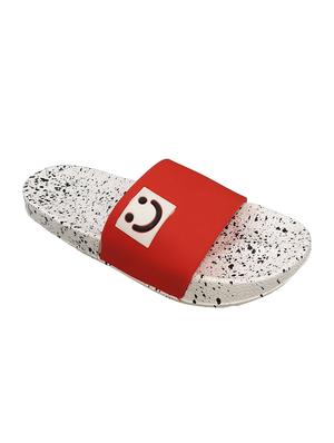 red rubber slip on flip flops - 16833081 - Standard Image - 2