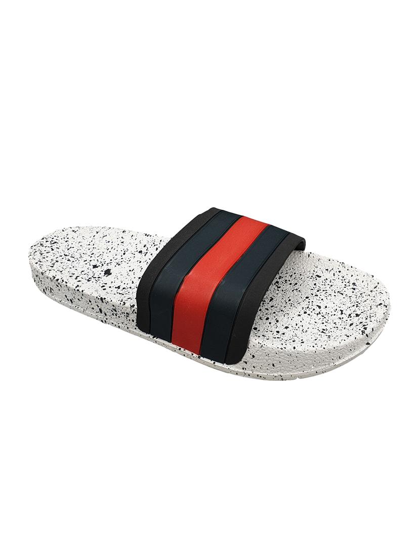 black rubber slip on flip flops - 16833086 - Zoom Image - 2