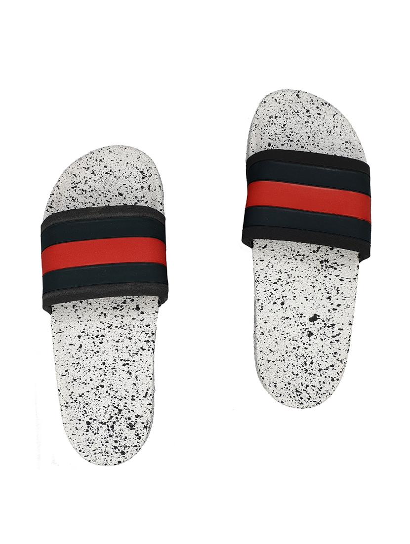black rubber slip on flip flops - 16833086 - Zoom Image - 4