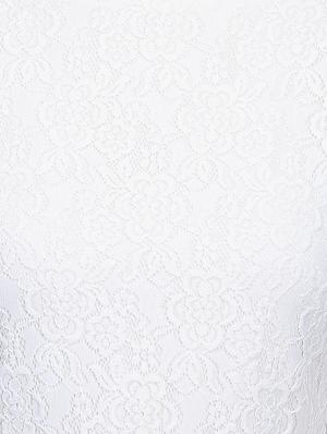 bell sleeves laced a-line dress - 16833109 - Standard Image - 5