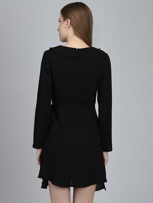frill detail a-line dress - 16833112 - Standard Image - 3