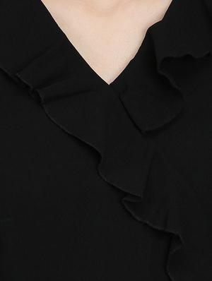frill detail a-line dress - 16833112 - Standard Image - 5