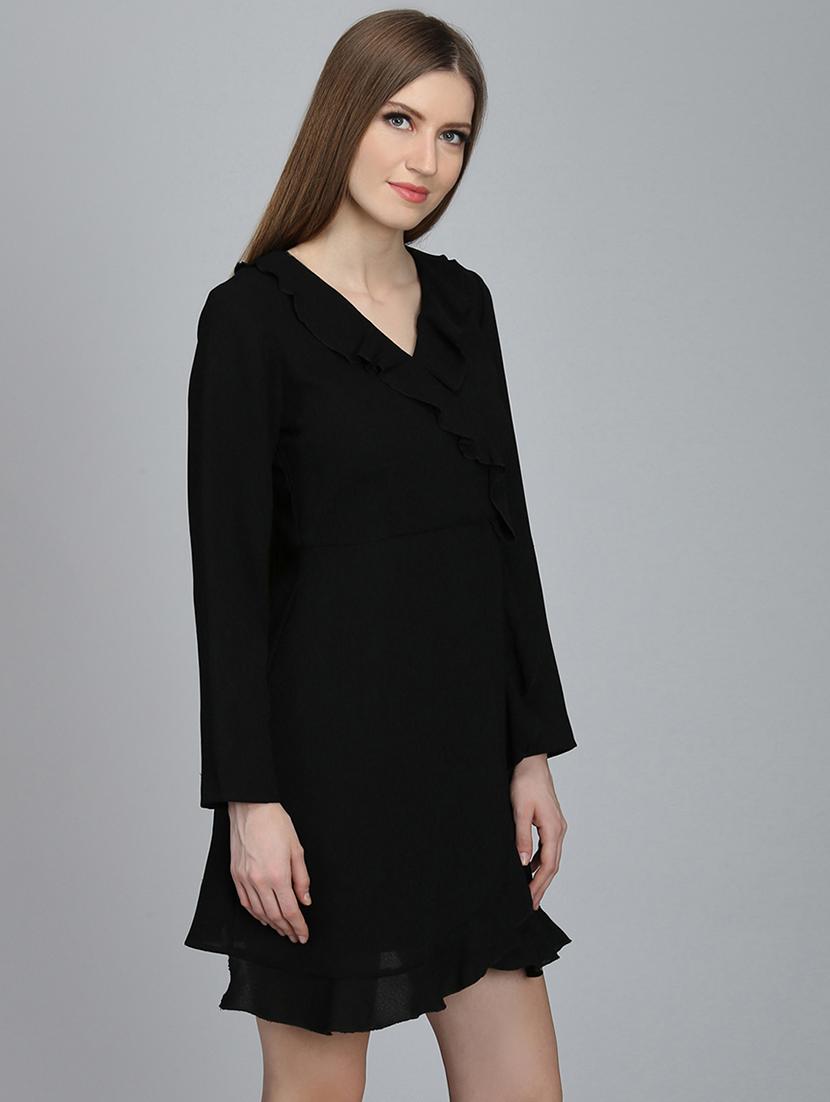 frill detail a-line dress - 16833112 - Zoom Image - 2