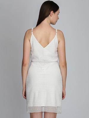 cami neck crochet sheath dress - 16833115 - Standard Image - 3