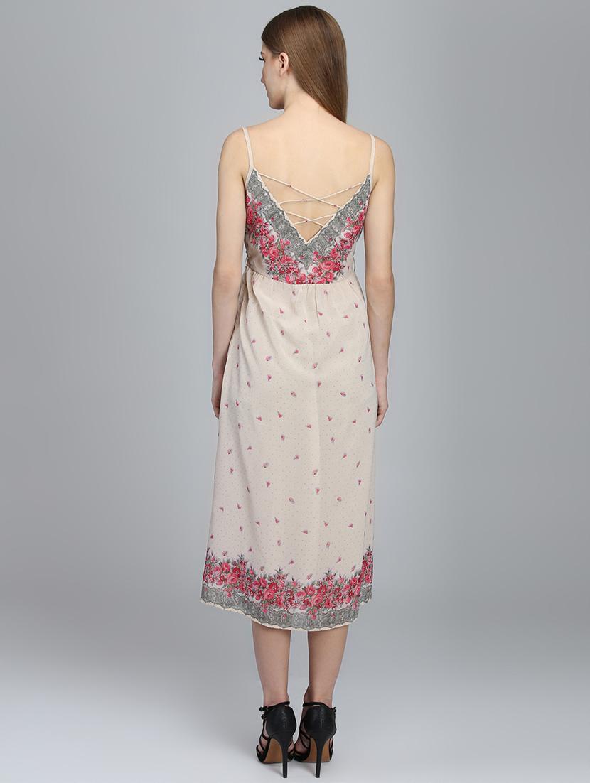cami neck floral a-line dress - 16833119 - Zoom Image - 3