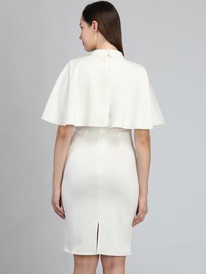 cape sleeves bodycon dress - 16833121 - Standard Image - 3