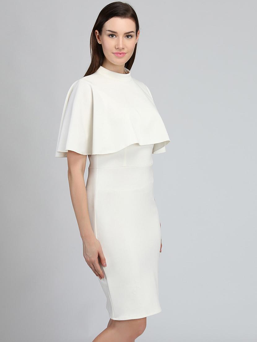 cape sleeves bodycon dress - 16833121 - Zoom Image - 2