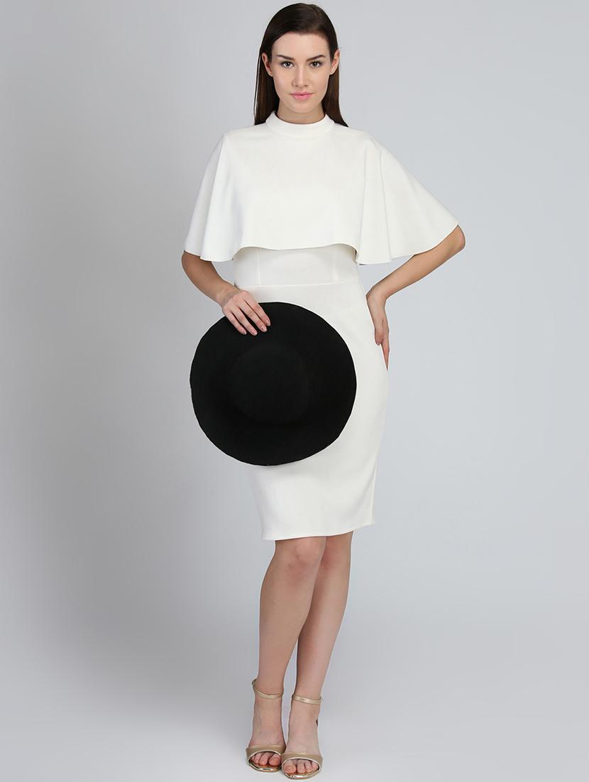 cape sleeves bodycon dress - 16833121 - Zoom Image - 4