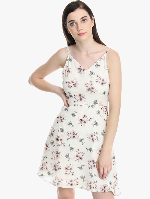 women's fit & flare floral dress - 16833130 -  Standard Image - 0