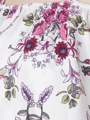 halter neck floral a-line dress - 16833136 - Standard Image - 4
