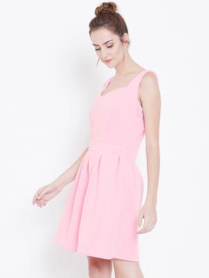cut out back a-line dress - 16833150 - Standard Image - 2