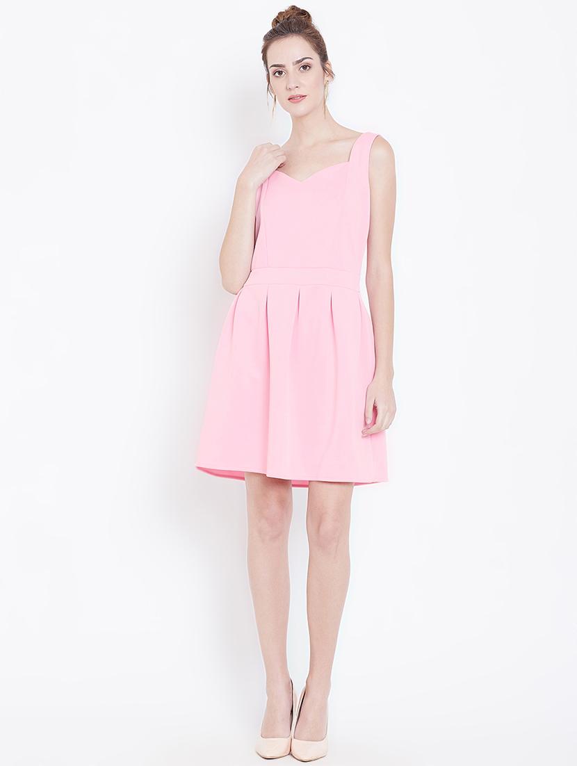 cut out back a-line dress - 16833150 - Zoom Image - 4