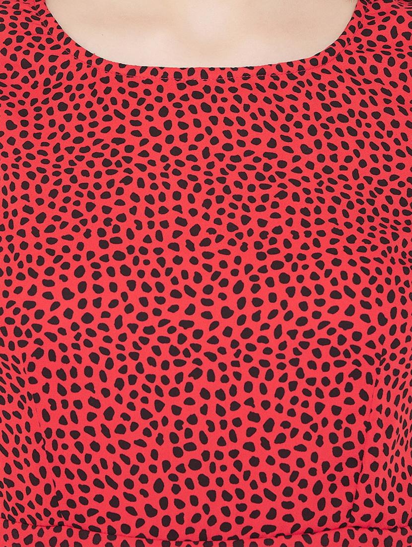 round neck animal a-line dress - 16833168 - Zoom Image - 4