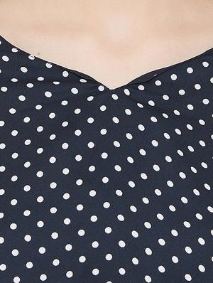 high low polka dot top - 16833188 - Standard Image - 5