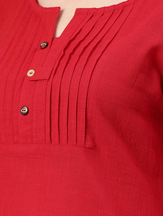 solid kurta pant set - 16833268 - Zoom Image - 5