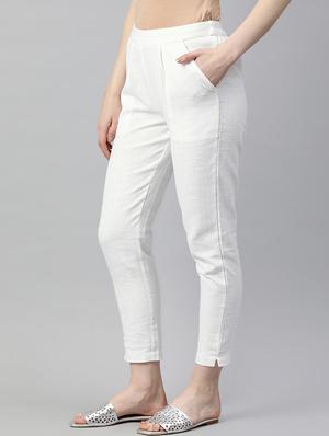 solid straight tapered pant - 16833295 - Standard Image - 2
