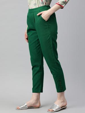solid straight tapered pant - 16833303 - Standard Image - 2