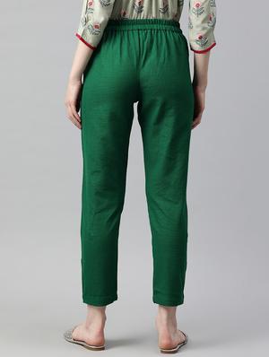 solid straight tapered pant - 16833303 - Standard Image - 3