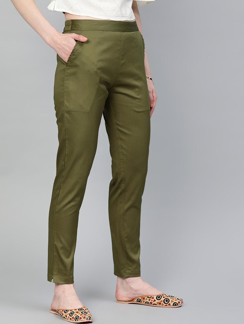 high rise flat front trouser - 16833309 - Zoom Image - 2