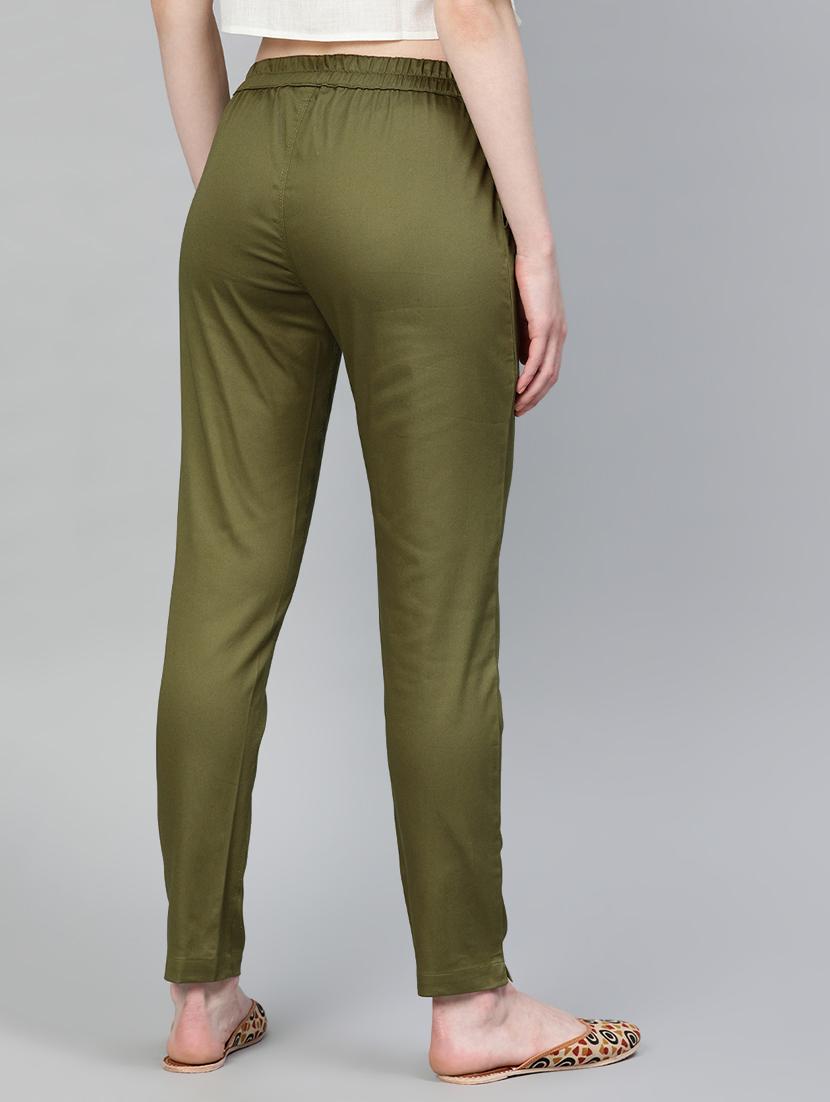 high rise flat front trouser - 16833309 - Zoom Image - 3