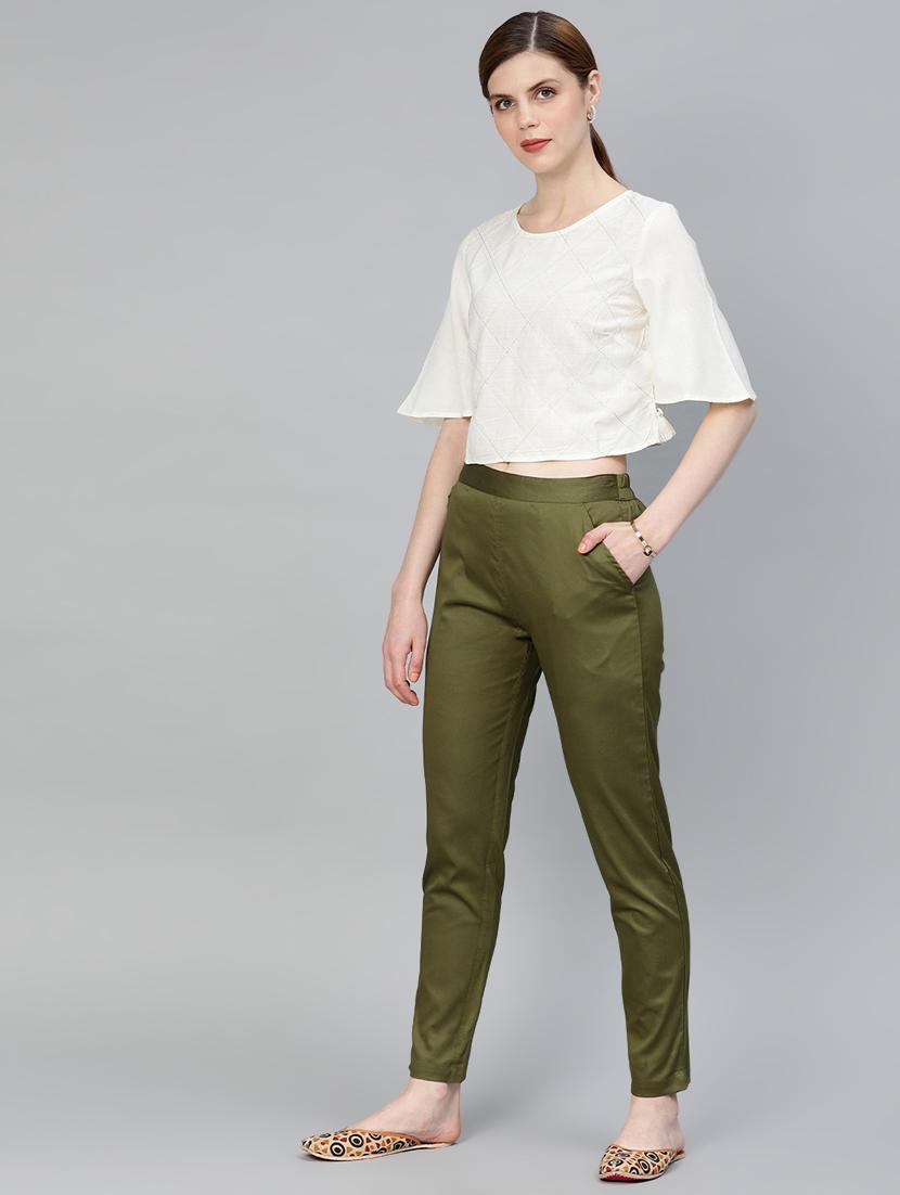 high rise flat front trouser - 16833309 - Zoom Image - 4