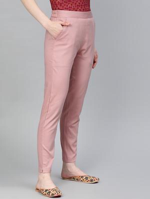 high rise flat front trouser - 16833310 - Standard Image - 2