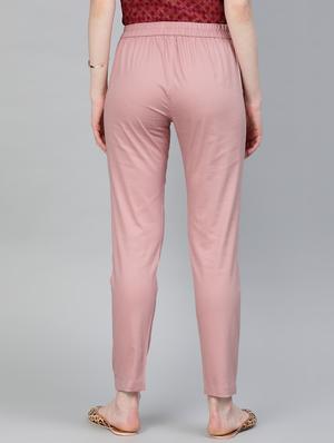 high rise flat front trouser - 16833310 - Standard Image - 3