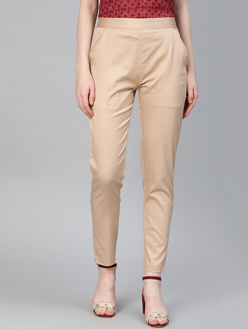 high rise flat front trouser - 16833311 - Zoom Image - 1