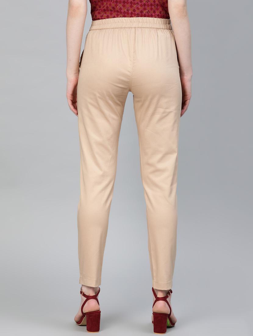 high rise flat front trouser - 16833311 - Zoom Image - 3