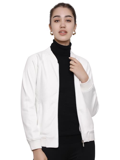zip up velvet bomber jacket - 16833323 - Standard Image - 1