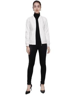 zip up velvet bomber jacket - 16833323 - Standard Image - 4