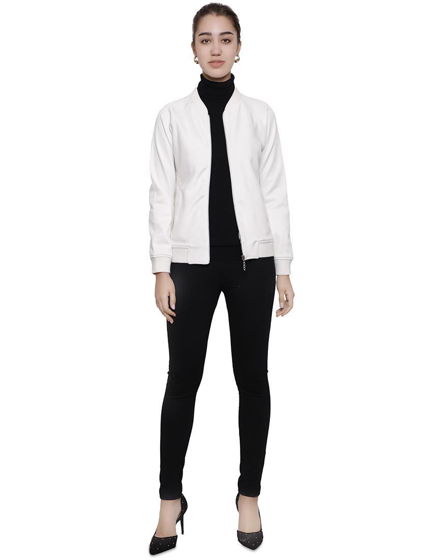 zip up velvet bomber jacket - 16833323 - Zoom Image - 4