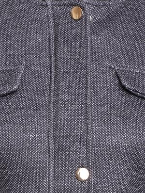 button up up poly blend jacket - 16833325 - Standard Image - 5