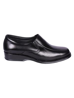 black leatherette slip ons - 16833348 - Standard Image - 2