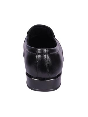 black leatherette slip ons - 16833348 - Standard Image - 3