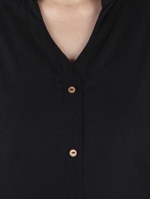 solid straight kurta - 16833475 - Standard Image - 4