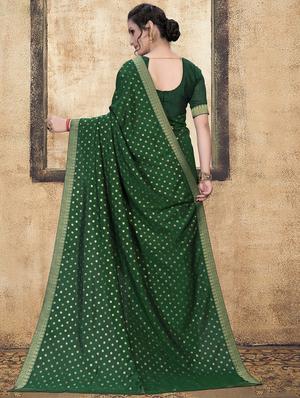 self design saree with blouse - 16834234 - Standard Image - 2