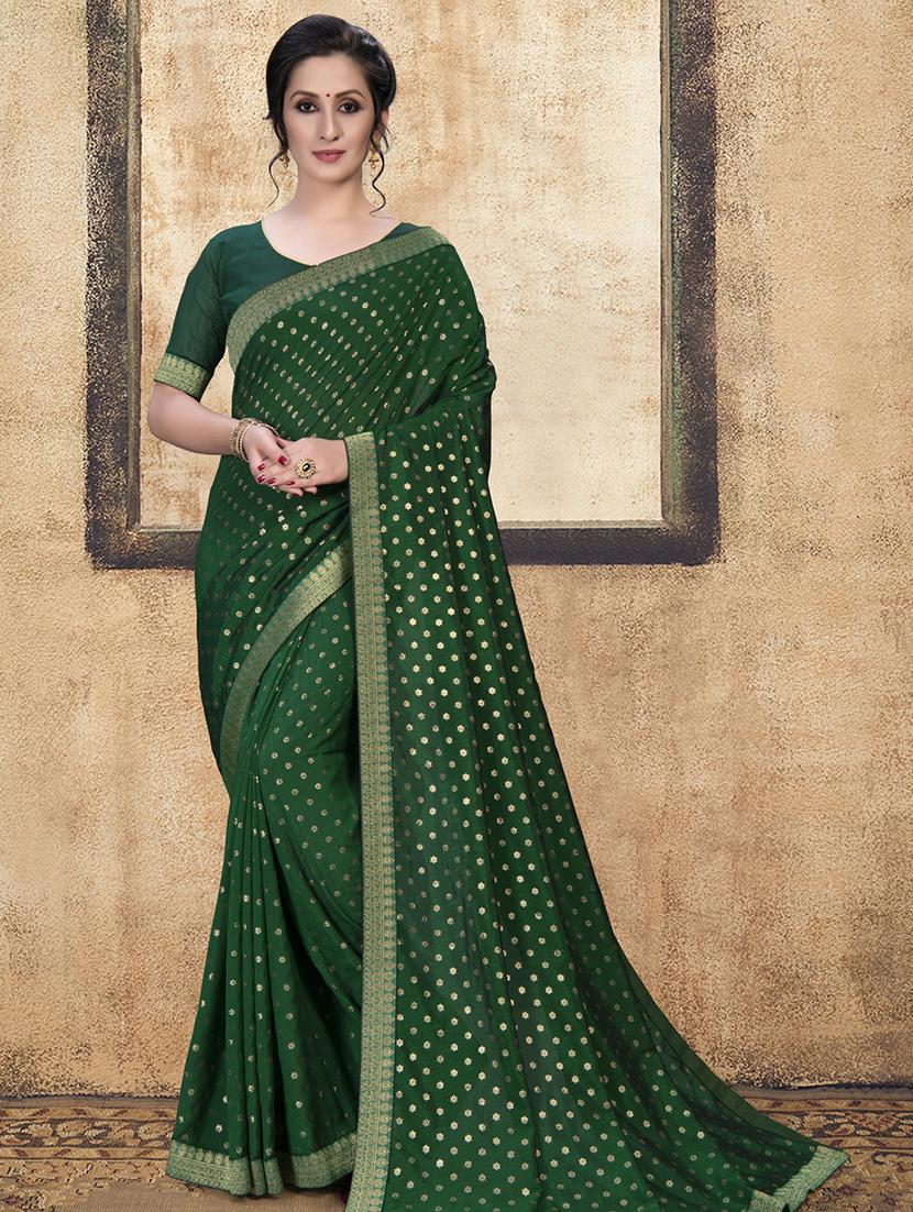 self design saree with blouse - 16834234 - Zoom Image - 1