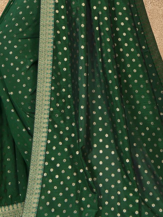 self design saree with blouse - 16834234 - Zoom Image - 4
