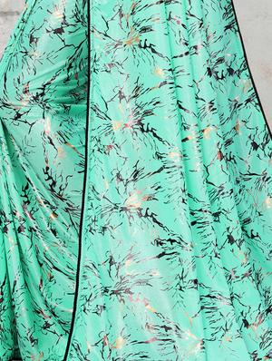 abstract printed saree with blouse - 16834270 - Standard Image - 4