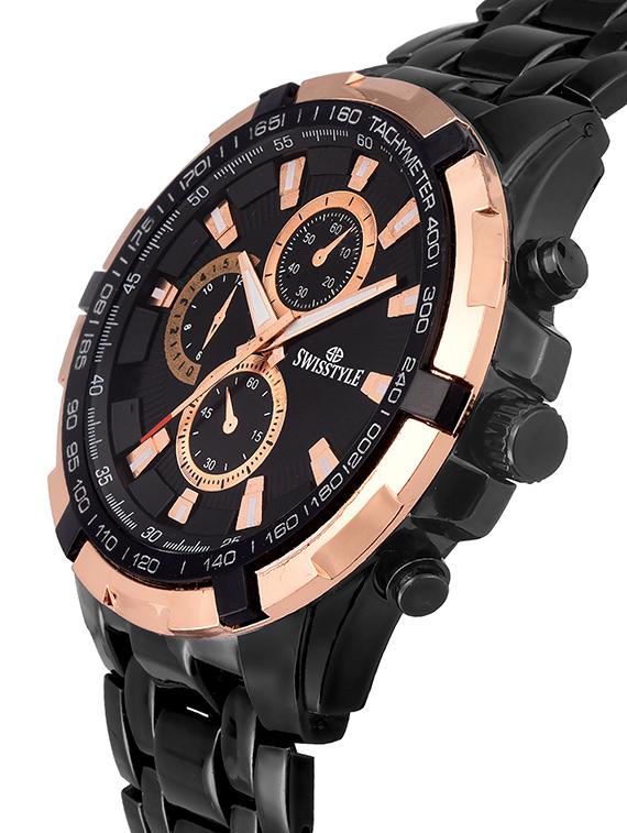 swisstyle dial black analogue watches for men-ss-gr6612-blk-ch (1) - 16834474 - Zoom Image - 2