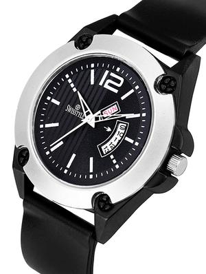 swisstyle date and day dial black analogue watches for men-ss-gr6632-blk-blk (1) - 16834490 - Standard Image - 2