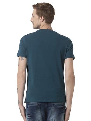 teal blue printed character t-shirt - 16834635 - Standard Image - 3