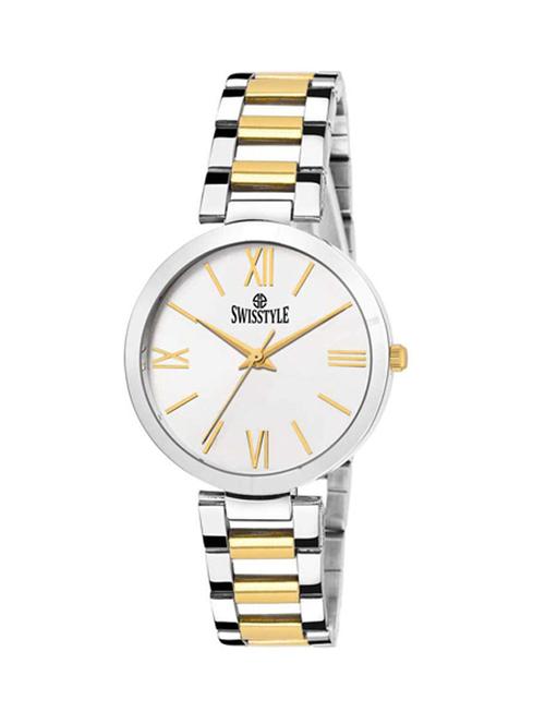 swisstyle dial white analogue watches for women-ss-lr207-wht-gld (1) - 16834653 - Standard Image - 1