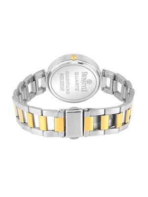 swisstyle dial white analogue watches for women-ss-lr207-wht-gld (1) - 16834653 - Standard Image - 3